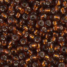 Miyuki rocailles Perlen 8/0 - Silverlined topas 8-5